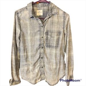 flannel moletom com capuz women's american eagle